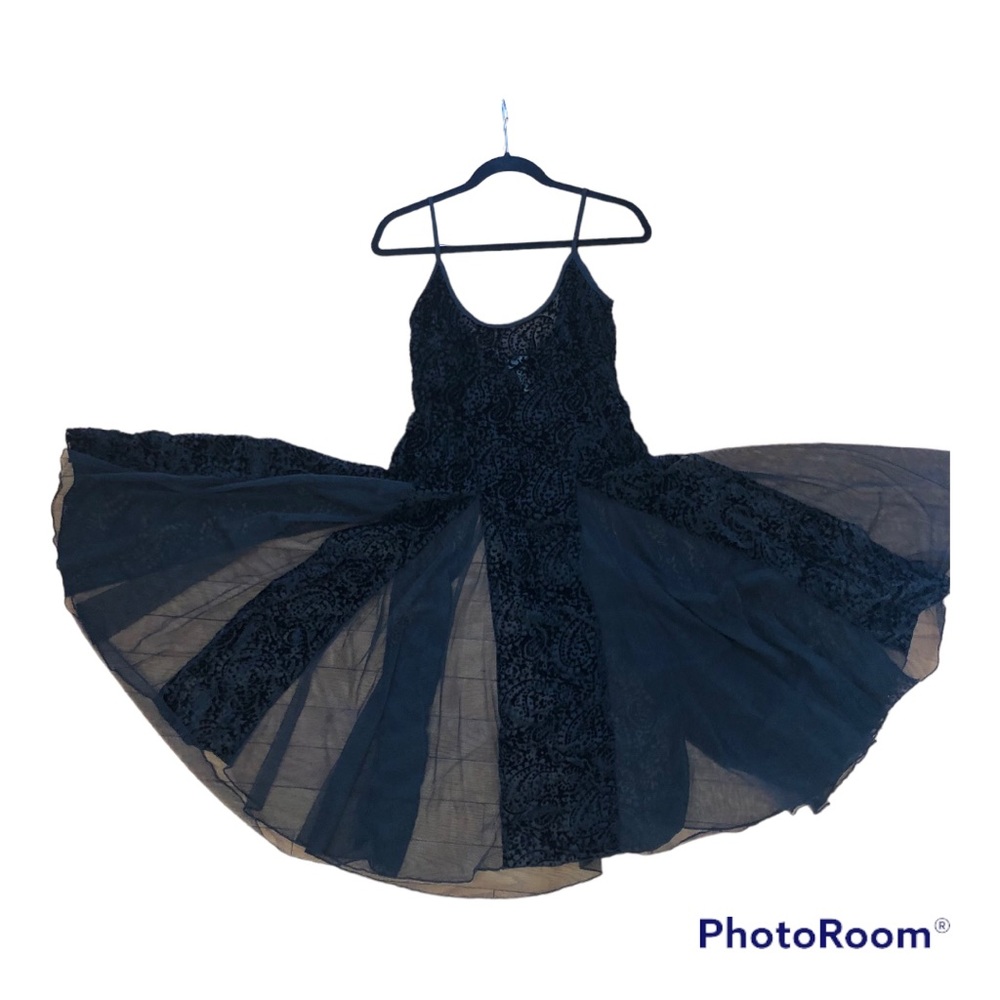 Intimately by Free People black velvet slip